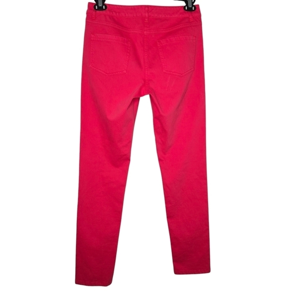 J. McLaughlin Women's Kate Mid Rise Stretch Skinny Jeans Fuschia Pink Size 6 - Picture 2 of 8